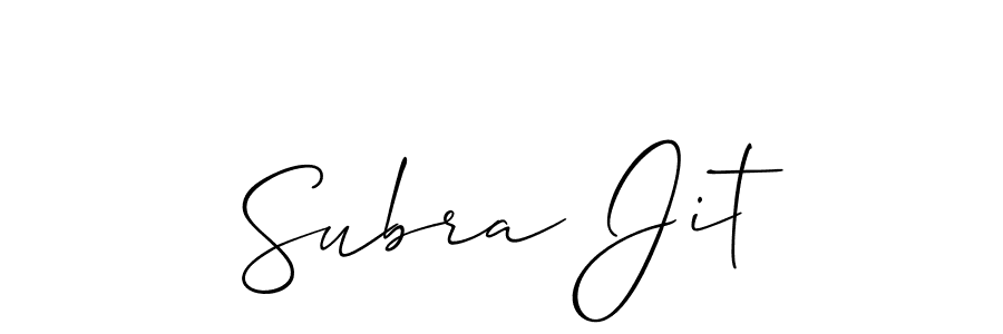You can use this online signature creator to create a handwritten signature for the name Subra Jit. This is the best online autograph maker. Subra Jit signature style 2 images and pictures png