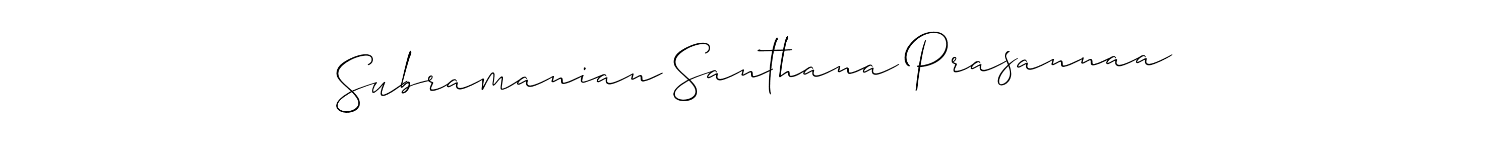 See photos of Subramanian Santhana Prasannaa official signature by Spectra . Check more albums & portfolios. Read reviews & check more about Allison_Script font. Subramanian Santhana Prasannaa signature style 2 images and pictures png