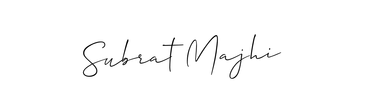 Similarly Allison_Script is the best handwritten signature design. Signature creator online .You can use it as an online autograph creator for name Subrat Majhi. Subrat Majhi signature style 2 images and pictures png