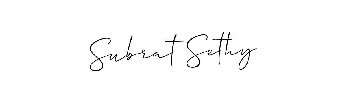 Best and Professional Signature Style for Subrat Sethy. Allison_Script Best Signature Style Collection. Subrat Sethy signature style 2 images and pictures png