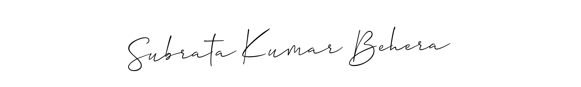 Once you've used our free online signature maker to create your best signature Allison_Script style, it's time to enjoy all of the benefits that Subrata Kumar Behera name signing documents. Subrata Kumar Behera signature style 2 images and pictures png
