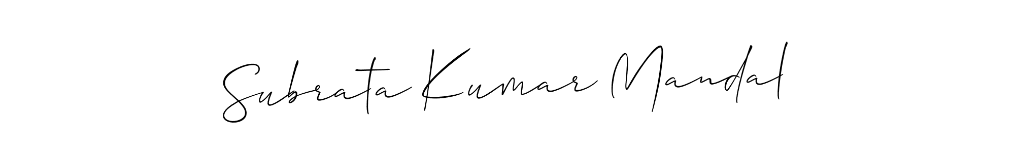 Once you've used our free online signature maker to create your best signature Allison_Script style, it's time to enjoy all of the benefits that Subrata Kumar Mandal name signing documents. Subrata Kumar Mandal signature style 2 images and pictures png