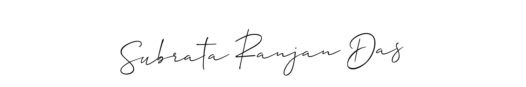 Also we have Subrata Ranjan Das name is the best signature style. Create professional handwritten signature collection using Allison_Script autograph style. Subrata Ranjan Das signature style 2 images and pictures png