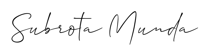 A modern signature idea for name Subrota Munda using Allison_Script font. Clean strokes and elegant curves make it stand out instantly. Subrota Munda signature style 2 images and pictures png