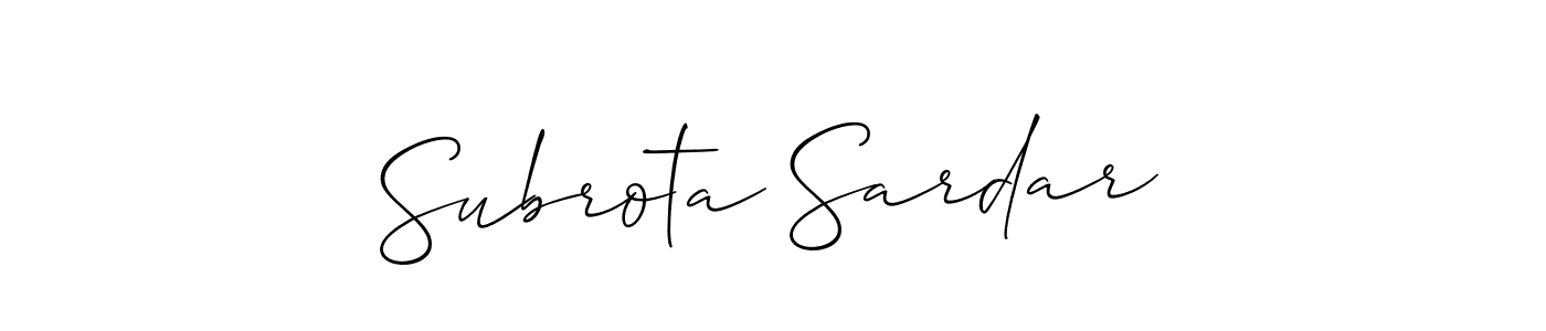 You can use this online signature creator to create a handwritten signature for the name Subrota Sardar. This is the best online autograph maker. Subrota Sardar signature style 2 images and pictures png