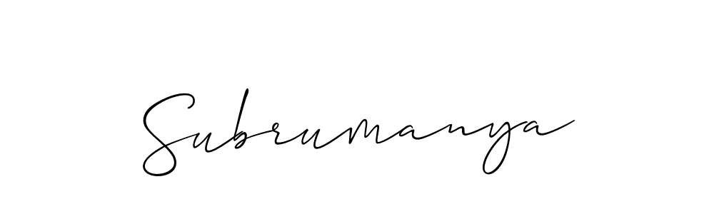 Similarly Allison_Script is the best handwritten signature design. Signature creator online .You can use it as an online autograph creator for name Subrumanya. Subrumanya signature style 2 images and pictures png