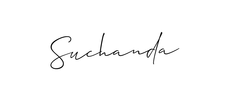 Best and Professional Signature Style for Suchanda. Allison_Script Best Signature Style Collection. Suchanda signature style 2 images and pictures png