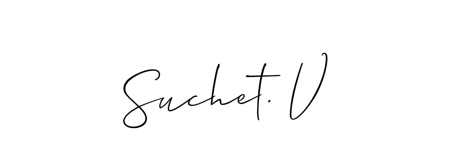 This is the best signature style for the Suchet. V name. Also you like these signature font (Allison_Script). Mix name signature. Suchet. V signature style 2 images and pictures png