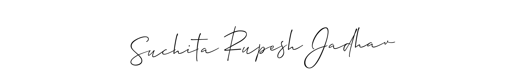 Here are the top 10 professional signature styles for the name Suchita Rupesh Jadhav. These are the best autograph styles you can use for your name. Suchita Rupesh Jadhav signature style 2 images and pictures png