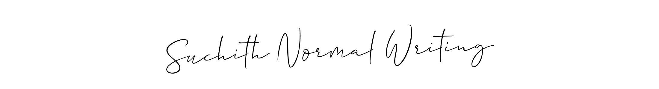 Also we have Suchith Normal Writing name is the best signature style. Create professional handwritten signature collection using Allison_Script autograph style. Suchith Normal Writing signature style 2 images and pictures png