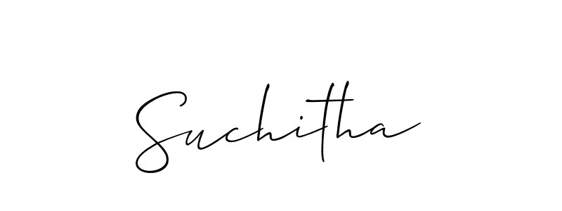 How to Draw Suchitha signature style? Allison_Script is a latest design signature styles for name Suchitha. Suchitha signature style 2 images and pictures png