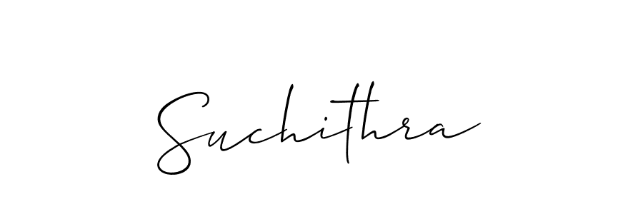 Also we have Suchithra name is the best signature style. Create professional handwritten signature collection using Allison_Script autograph style. Suchithra signature style 2 images and pictures png