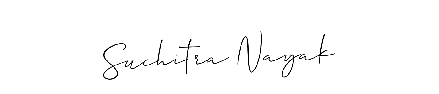 Suchitra Nayak stylish signature style. Best Handwritten Sign (Allison_Script) for my name. Handwritten Signature Collection Ideas for my name Suchitra Nayak. Suchitra Nayak signature style 2 images and pictures png