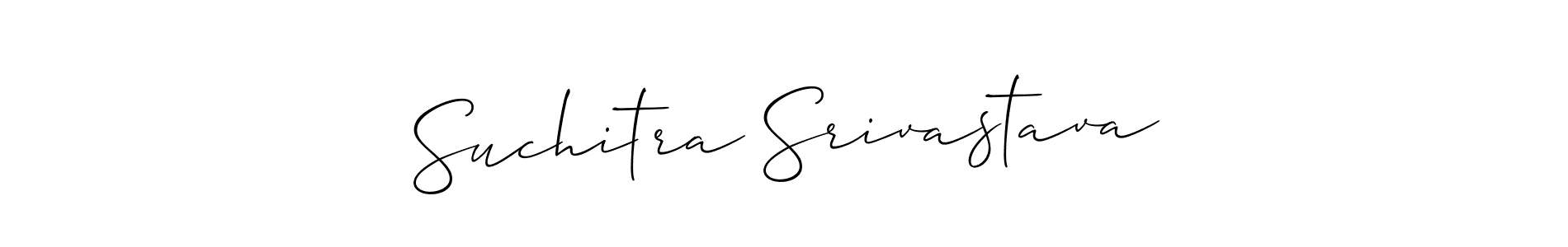 Make a short Suchitra Srivastava signature style. Manage your documents anywhere anytime using Allison_Script. Create and add eSignatures, submit forms, share and send files easily. Suchitra Srivastava signature style 2 images and pictures png