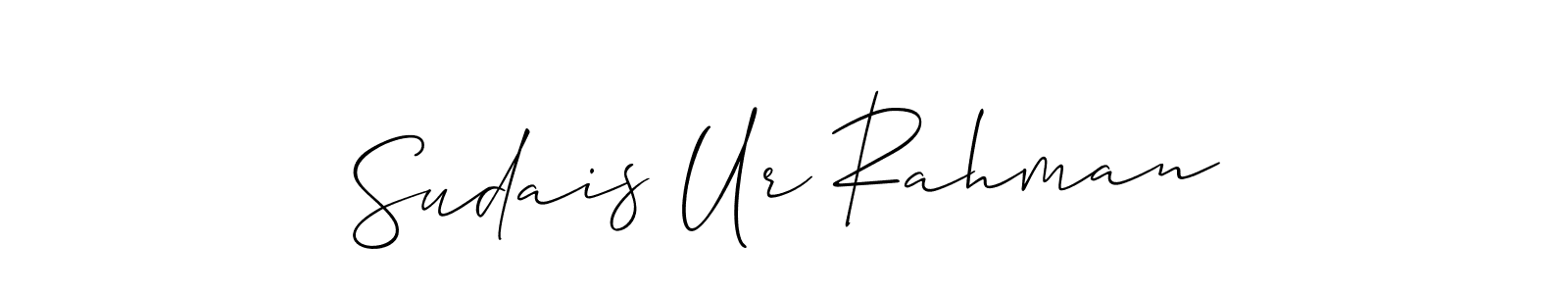 This is the best signature style for the Sudais Ur Rahman name. Also you like these signature font (Allison_Script). Mix name signature. Sudais Ur Rahman signature style 2 images and pictures png