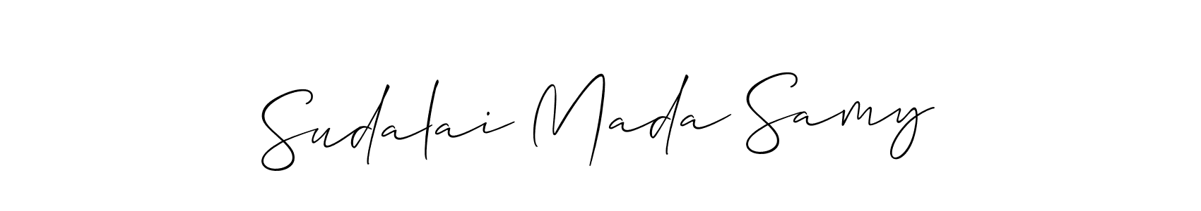 You can use this online signature creator to create a handwritten signature for the name Sudalai Mada Samy. This is the best online autograph maker. Sudalai Mada Samy signature style 2 images and pictures png