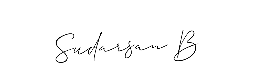 Once you've used our free online signature maker to create your best signature Allison_Script style, it's time to enjoy all of the benefits that Sudarsan B name signing documents. Sudarsan B signature style 2 images and pictures png