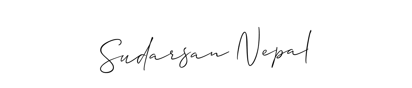 Here are the top 10 professional signature styles for the name Sudarsan Nepal. These are the best autograph styles you can use for your name. Sudarsan Nepal signature style 2 images and pictures png