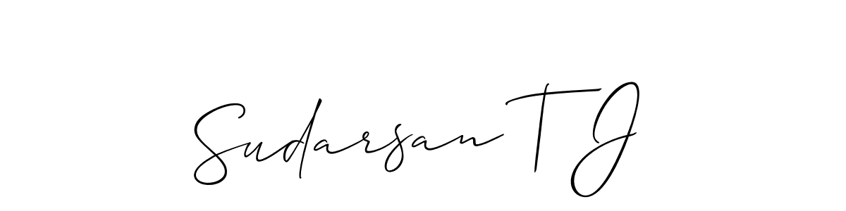 Here are the top 10 professional signature styles for the name Sudarsan T J. These are the best autograph styles you can use for your name. Sudarsan T J signature style 2 images and pictures png