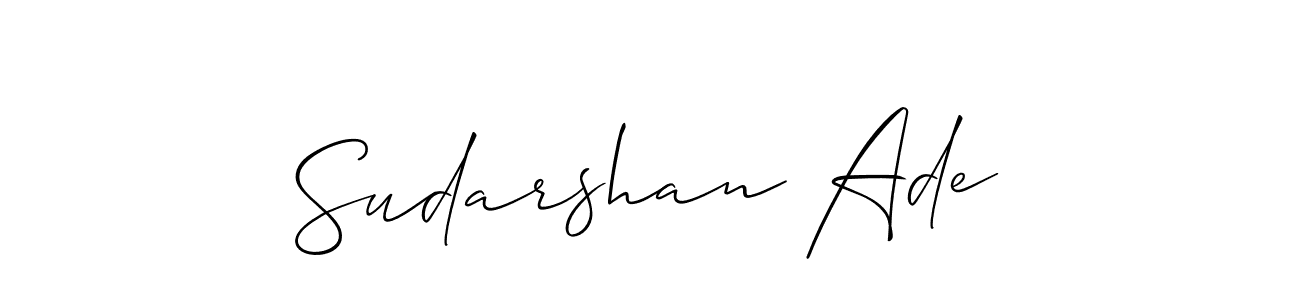 Check out images of Autograph of Sudarshan Ade name. Actor Sudarshan Ade Signature Style. Allison_Script is a professional sign style online. Sudarshan Ade signature style 2 images and pictures png