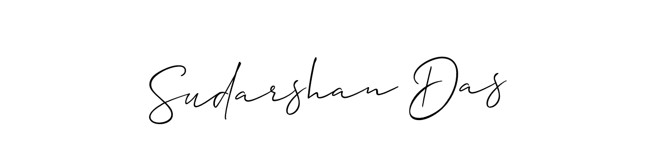 Make a beautiful signature design for name Sudarshan Das. With this signature (Allison_Script) style, you can create a handwritten signature for free. Sudarshan Das signature style 2 images and pictures png