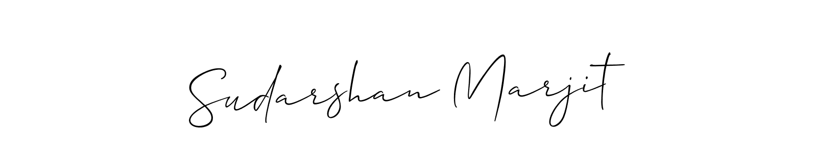 Use a signature maker to create a handwritten signature online. With this signature software, you can design (Allison_Script) your own signature for name Sudarshan Marjit. Sudarshan Marjit signature style 2 images and pictures png