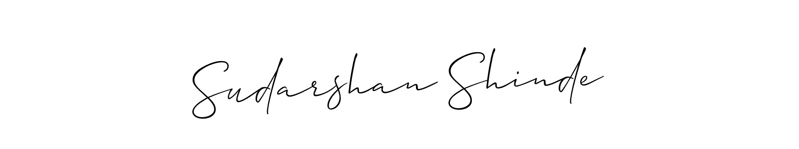 How to Draw Sudarshan Shinde signature style? Allison_Script is a latest design signature styles for name Sudarshan Shinde. Sudarshan Shinde signature style 2 images and pictures png