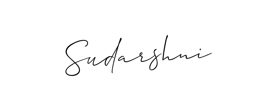 Best and Professional Signature Style for Sudarshni. Allison_Script Best Signature Style Collection. Sudarshni signature style 2 images and pictures png