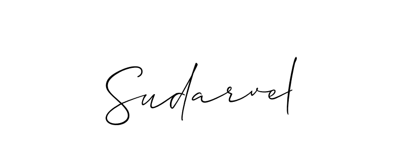 Design your own signature with our free online signature maker. With this signature software, you can create a handwritten (Allison_Script) signature for name Sudarvel. Sudarvel signature style 2 images and pictures png