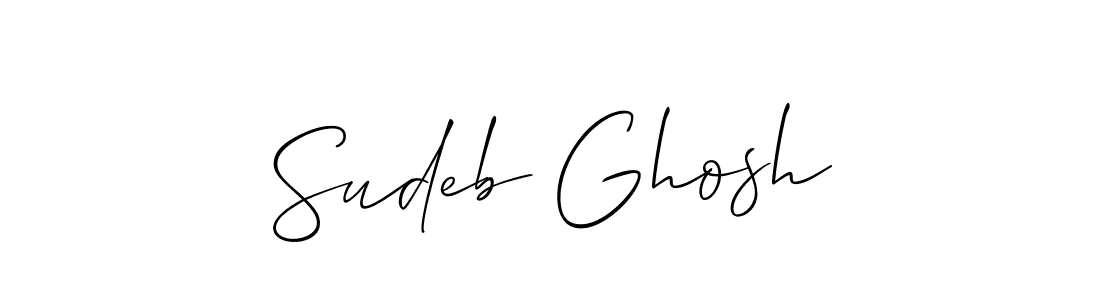 if you are searching for the best signature style for your name Sudeb Ghosh. so please give up your signature search. here we have designed multiple signature styles  using Allison_Script. Sudeb Ghosh signature style 2 images and pictures png