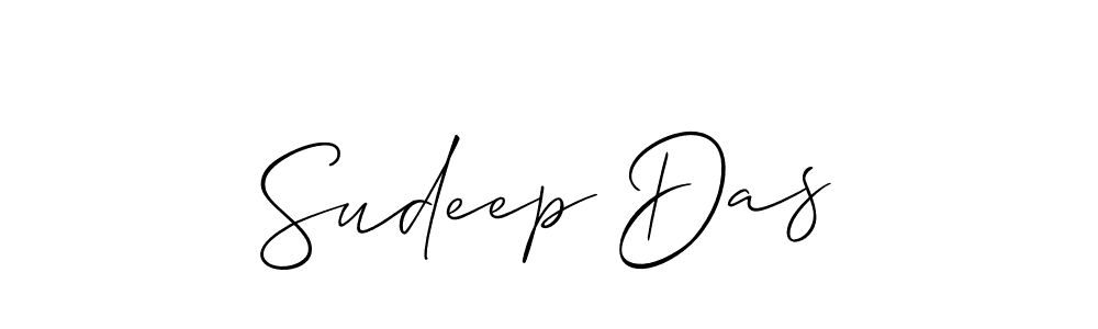Design your own signature with our free online signature maker. With this signature software, you can create a handwritten (Allison_Script) signature for name Sudeep Das. Sudeep Das signature style 2 images and pictures png