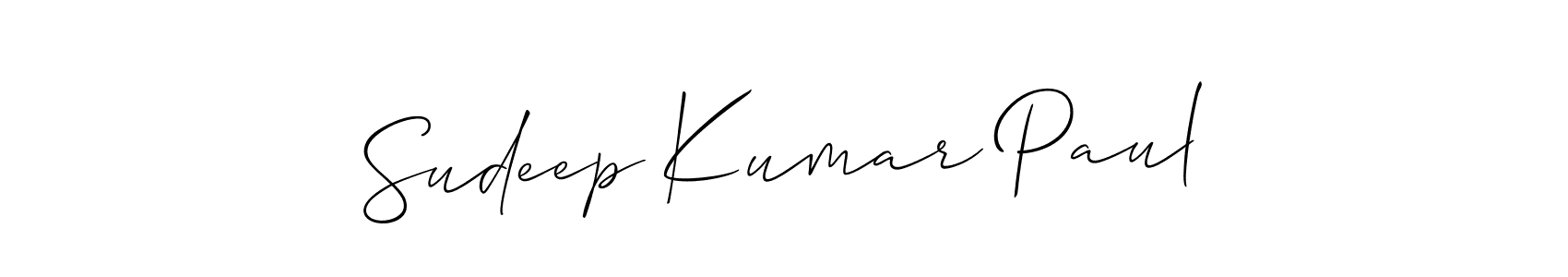 You should practise on your own different ways (Allison_Script) to write your name (Sudeep Kumar Paul) in signature. don't let someone else do it for you. Sudeep Kumar Paul signature style 2 images and pictures png