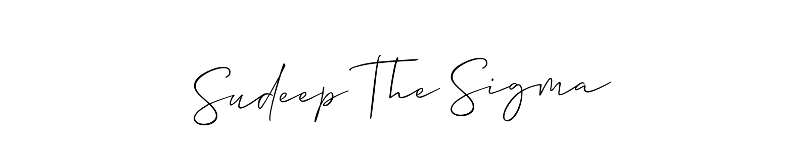 Once you've used our free online signature maker to create your best signature Allison_Script style, it's time to enjoy all of the benefits that Sudeep The Sigma name signing documents. Sudeep The Sigma signature style 2 images and pictures png