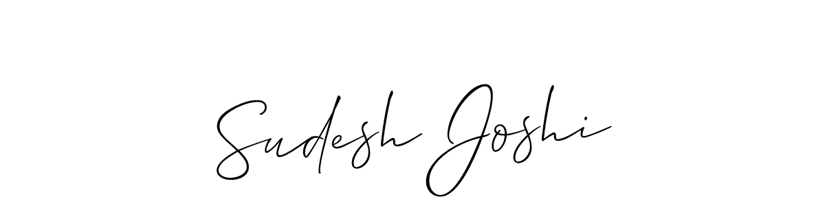 Once you've used our free online signature maker to create your best signature Allison_Script style, it's time to enjoy all of the benefits that Sudesh Joshi name signing documents. Sudesh Joshi signature style 2 images and pictures png