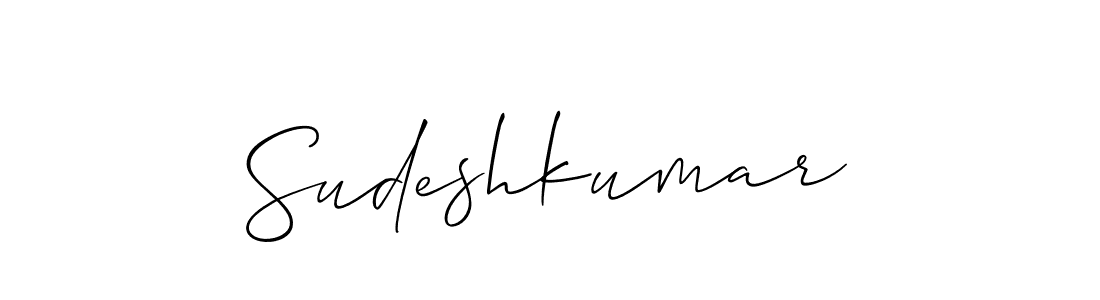 Also You can easily find your signature by using the search form. We will create Sudeshkumar name handwritten signature images for you free of cost using Allison_Script sign style. Sudeshkumar signature style 2 images and pictures png