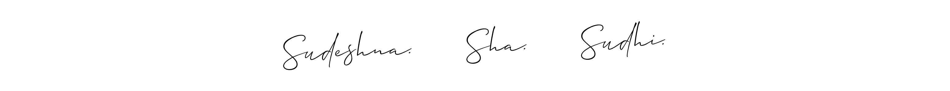 Similarly Allison_Script is the best handwritten signature design. Signature creator online .You can use it as an online autograph creator for name Sudeshna.      Sha.      Sudhi.. Sudeshna.      Sha.      Sudhi. signature style 2 images and pictures png