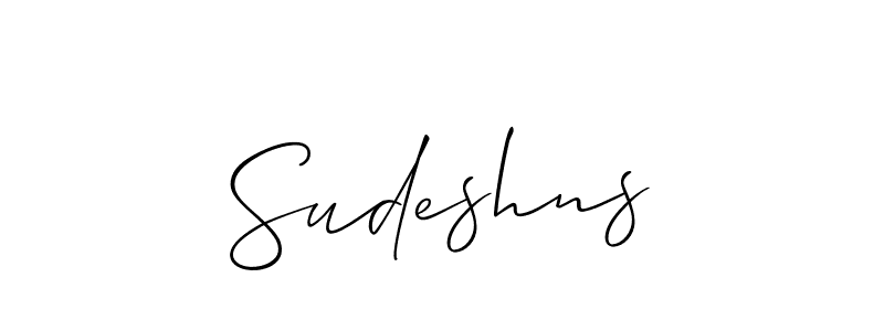if you are searching for the best signature style for your name Sudeshns. so please give up your signature search. here we have designed multiple signature styles  using Allison_Script. Sudeshns signature style 2 images and pictures png