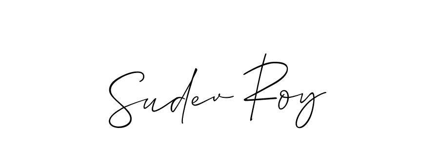 You can use this online signature creator to create a handwritten signature for the name Sudev Roy. This is the best online autograph maker. Sudev Roy signature style 2 images and pictures png