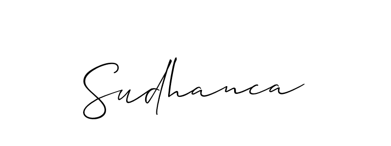 Similarly Allison_Script is the best handwritten signature design. Signature creator online .You can use it as an online autograph creator for name Sudhanca. Sudhanca signature style 2 images and pictures png