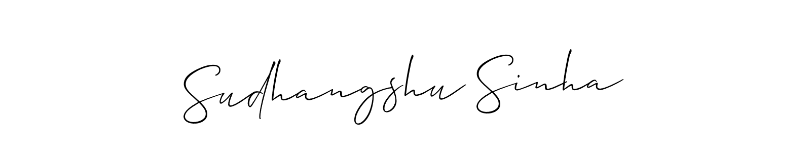 Once you've used our free online signature maker to create your best signature Allison_Script style, it's time to enjoy all of the benefits that Sudhangshu Sinha name signing documents. Sudhangshu Sinha signature style 2 images and pictures png