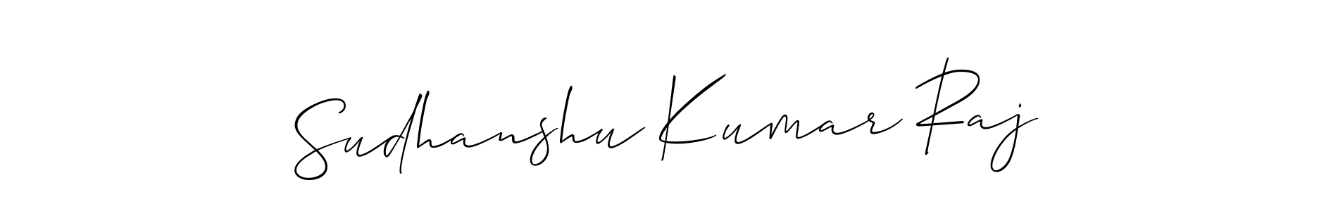 Sudhanshu Kumar Raj stylish signature style. Best Handwritten Sign (Allison_Script) for my name. Handwritten Signature Collection Ideas for my name Sudhanshu Kumar Raj. Sudhanshu Kumar Raj signature style 2 images and pictures png