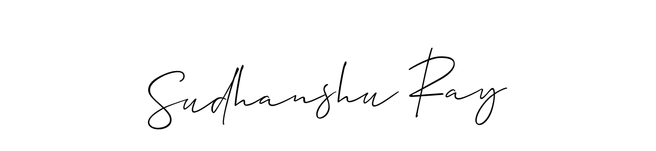 Best and Professional Signature Style for Sudhanshu Ray. Allison_Script Best Signature Style Collection. Sudhanshu Ray signature style 2 images and pictures png