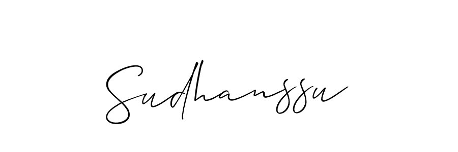 Make a beautiful signature design for name Sudhanssu. With this signature (Allison_Script) style, you can create a handwritten signature for free. Sudhanssu signature style 2 images and pictures png