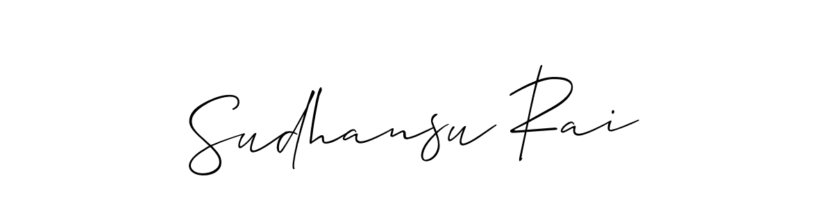 Similarly Allison_Script is the best handwritten signature design. Signature creator online .You can use it as an online autograph creator for name Sudhansu Rai. Sudhansu Rai signature style 2 images and pictures png