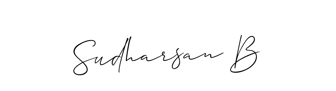 See photos of Sudharsan B official signature by Spectra . Check more albums & portfolios. Read reviews & check more about Allison_Script font. Sudharsan B signature style 2 images and pictures png