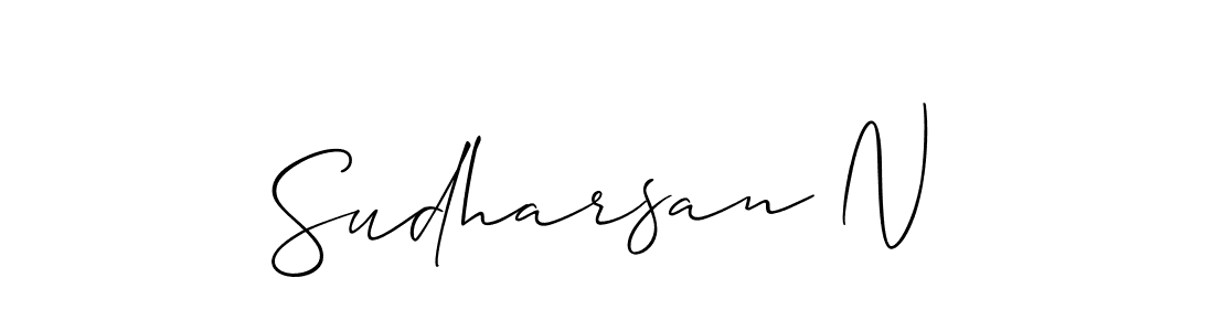 Make a short Sudharsan N signature style. Manage your documents anywhere anytime using Allison_Script. Create and add eSignatures, submit forms, share and send files easily. Sudharsan N signature style 2 images and pictures png