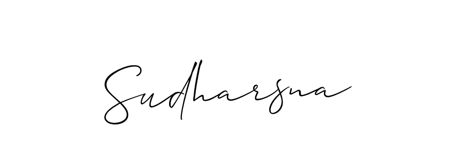 Also we have Sudharsna name is the best signature style. Create professional handwritten signature collection using Allison_Script autograph style. Sudharsna signature style 2 images and pictures png