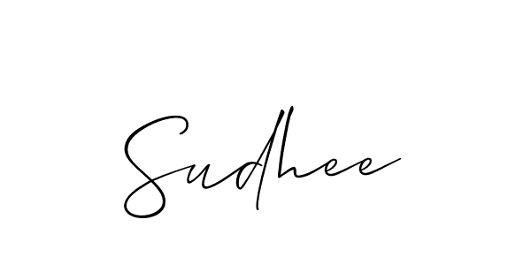 Once you've used our free online signature maker to create your best signature Allison_Script style, it's time to enjoy all of the benefits that Sudhee name signing documents. Sudhee signature style 2 images and pictures png