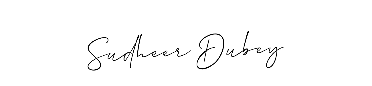 Once you've used our free online signature maker to create your best signature Allison_Script style, it's time to enjoy all of the benefits that Sudheer Dubey name signing documents. Sudheer Dubey signature style 2 images and pictures png