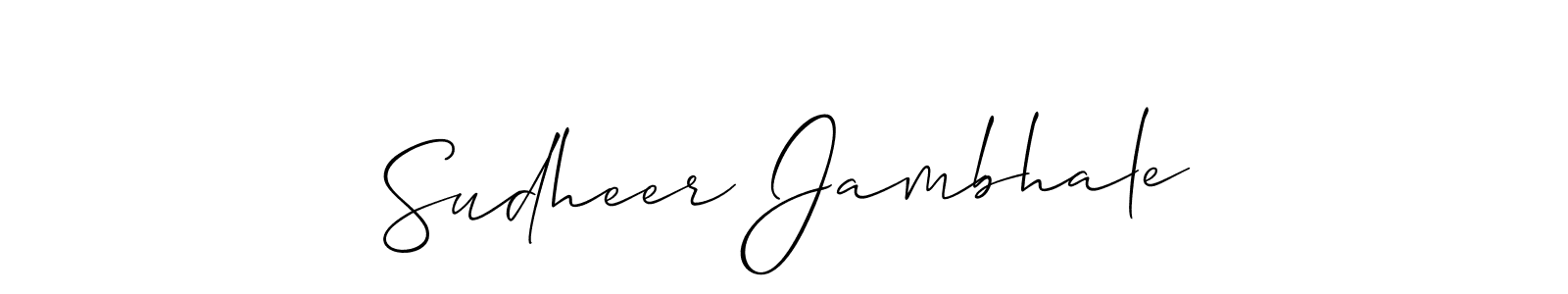 Here are the top 10 professional signature styles for the name Sudheer Jambhale. These are the best autograph styles you can use for your name. Sudheer Jambhale signature style 2 images and pictures png